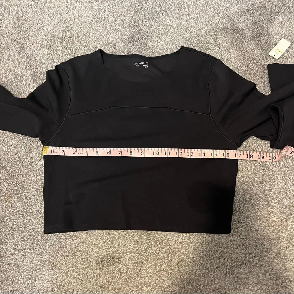 Aerie Offline Real Me Long Sleeve Open Back